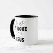 Mogen wij wakker zijn zoals Jezus Mok (Voorkant links)