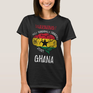 Mogen willekeurig denken over Ghanese roots V T-shirt