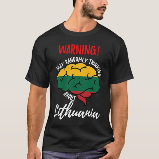 Mogen willekeurig denken over Litouws T-shirt (Voorkant)