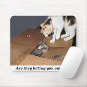 Mogen ze je snel uitzetten? muismat (Met muis)