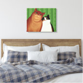 Moggies 1994 canvas afdruk (Insitu (Slaapkamer))