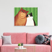 Moggies 1994 canvas afdruk (Insitu (Woonkamer))