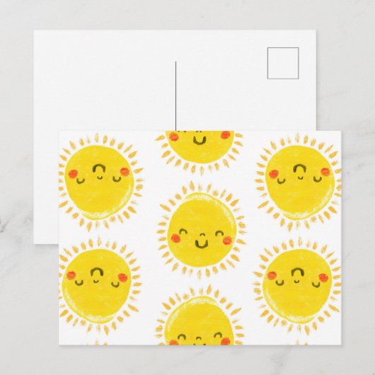 Moghrey mie ghrian (Sunshine) Briefkaart (Voorkant / Achterkant)