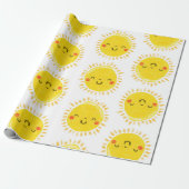 Moghrey mie ghrian (Sunshine) Cadeaupapier (Uitgerold)