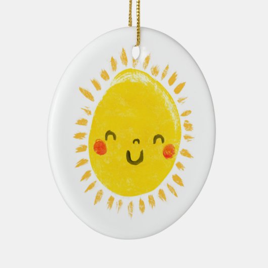 Moghrey mie ghrian (Sunshine) Keramisch Ornament (Rechts)