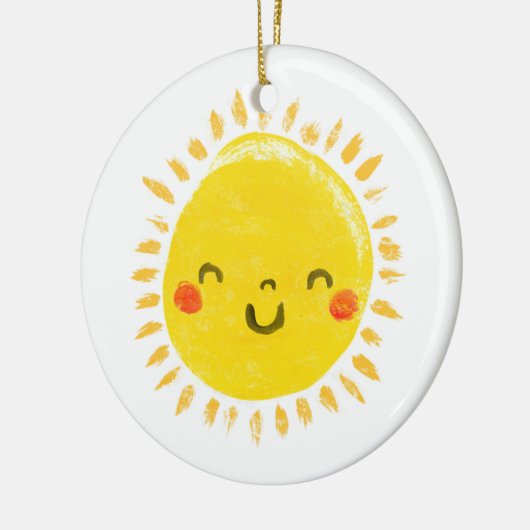Moghrey mie ghrian (Sunshine) Keramisch Ornament (Links)