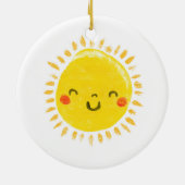 Moghrey mie ghrian (Sunshine) Keramisch Ornament (Achterkant)