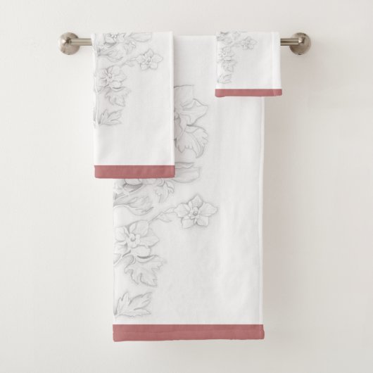 Mogol-design op een badkamerhanddoekenset bad handdoek (Insitu)