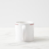 Mogol-design op een espressokop espresso kop (Achterkant)
