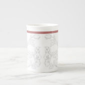 Mogol-ontwerp op een Bone China mok (Voorkant)