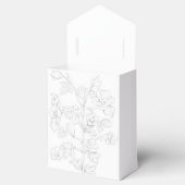 Mogol-ontwerp op een favorietendoos bedankdoosjes (Geopend)