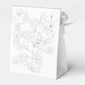 Mogol-ontwerp op een favorietendoos bedankdoosjes (Achterkant)