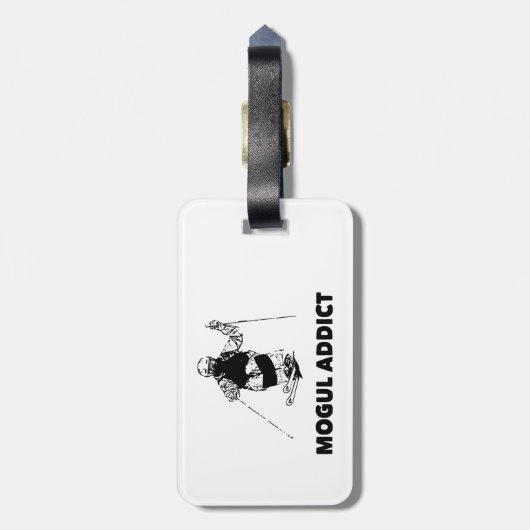 Mogul Addict Bagagelabel (Achterkant verticaal)