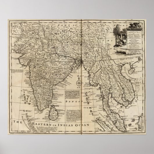 Mogul Empire, India Poster (Voorkant)