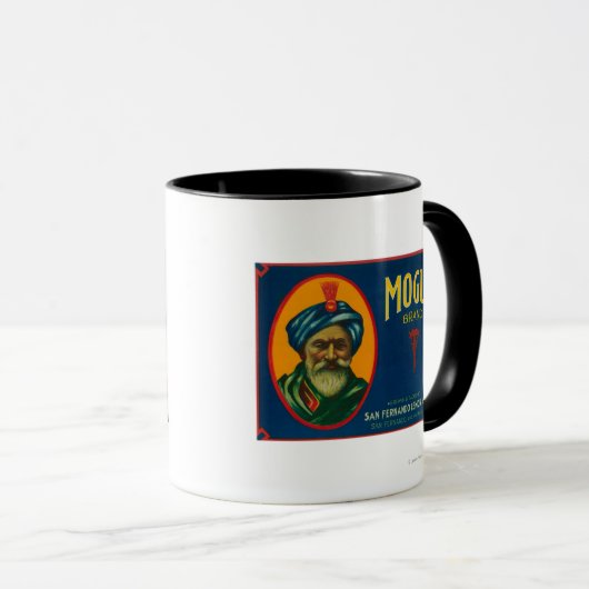 Mogul Lemon LabelSan Fernando, CA Mok (Voorkant rechts)