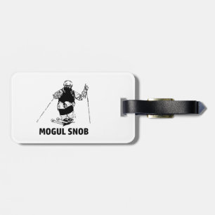 Mogul-ski-snob Bagagelabel