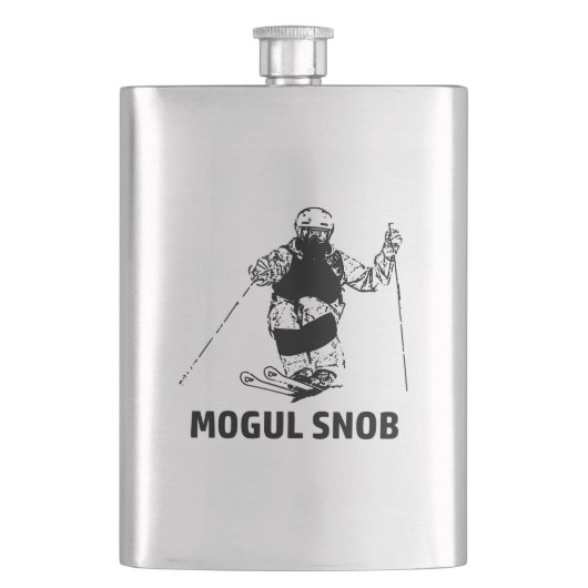 Mogul Skiing Snob Flacon (Voorkant)