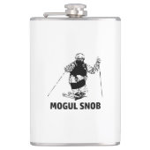 Mogul Skiing Snob Heupfles (Voorkant)