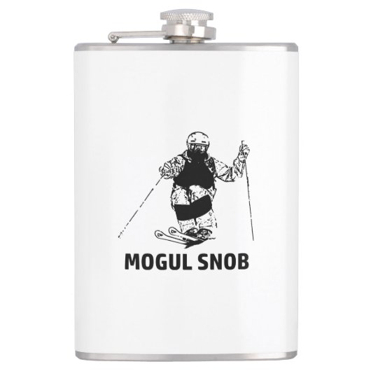 Mogul Skiing Snob Heupfles (Voorkant)