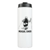 Mogul Skiing Snob Thermosbeker (Voorkant)