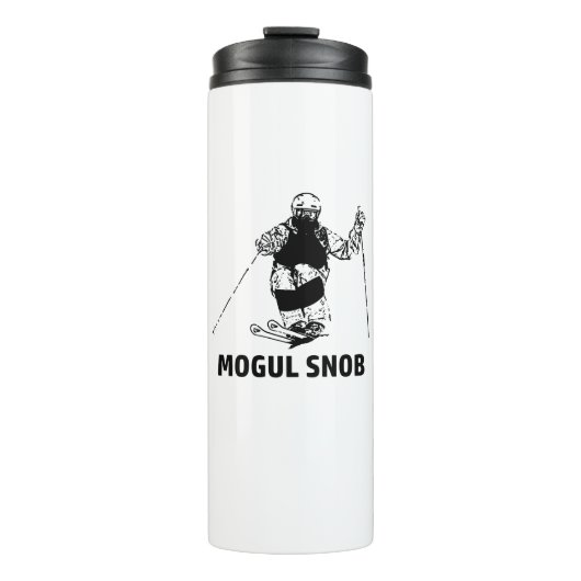 Mogul Skiing Snob Thermosbeker (Voorkant)