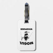 Mogul Whisperer Bagagelabel (Achterkant verticaal)