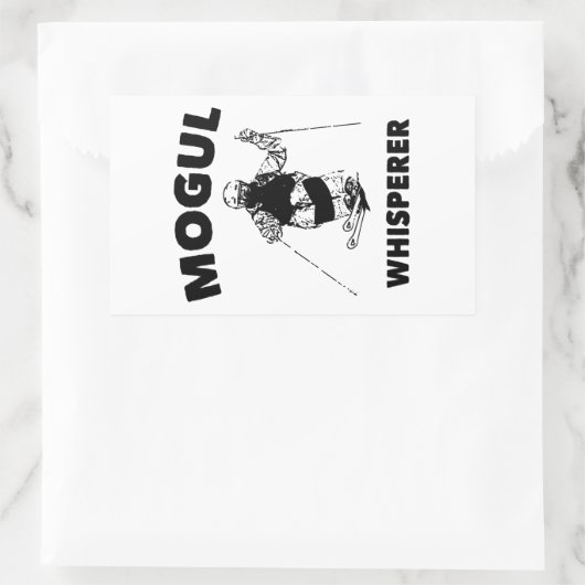 Mogul Whisperer Rechthoekige Sticker (Tas)