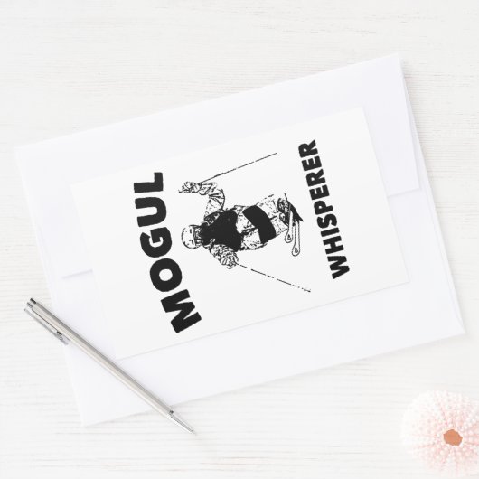 Mogul Whisperer Rechthoekige Sticker (Envelop)