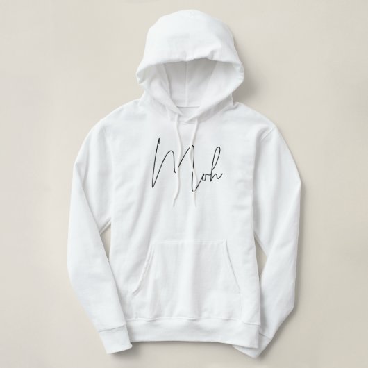 MOH Maid of Honor/Matron of Honor Hoodie (Design voorkant)