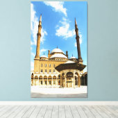 Mohamed Ali Mosque Canvas Afdruk (Insitu (Houten vloer))