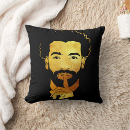 Mohamed Salah, de Egyptische Koning van het Voetba Kussen