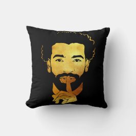 Mohamed Salah, de Egyptische Koning van het Voetba Kussen