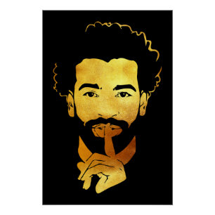 Mohamed Salah, de Egyptische Koning van het Voetba Perfect Poster