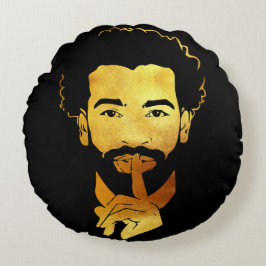 Mohamed Salah, de Egyptische Koning van het Voetba Rond Kussen