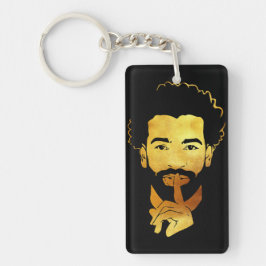 Mohamed Salah, de Egyptische Koning van het Voetba Sleutelhanger