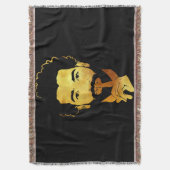 Mohamed Salah, het voetbal van de Egyptische konin Deken (Voorkant Verticaal)