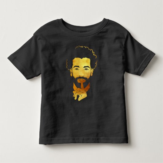 Mohamed Salah, het voetbal van de Egyptische konin Kinder Shirts (Voorkant)