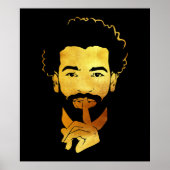 Mohamed Salah, het voetbal van de Egyptische konin Poster (Voorkant)