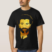 Mohamed Salah, het voetbal van de Egyptische konin T-shirt (Voorkant)