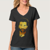 Mohamed Salah, het voetbal van de Egyptische konin T-shirt (Voorkant)
