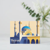 Mohammad Al-Amin-moskee Libanon Briefkaart (Staand voorkant)