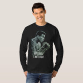 Mohammad Ali - Voer uw tekst in T-shirt (Voorkant volledig)