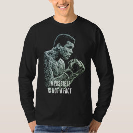 Mohammad Ali - Voer uw tekst in T-shirt