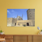 Mohammed Ali-moskee bij de Citadel van Caïro, Canvas Afdruk (Insitu (Woonkamer))
