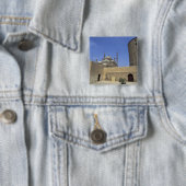 Mohammed Ali-moskee bij de Citadel van Caïro, Vierkante Button 5,1 Cm (In situ)