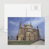 Mohammed Ali Mosque bij de Caïro, 2 Briefkaart (Voorkant / Achterkant)