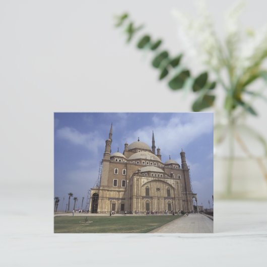 Mohammed Ali Mosque bij de Caïro, 2 Briefkaart (Staand voorkant)