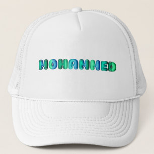 Mohammed baby jongensnaam kawaii 3d optic kinder trucker pet