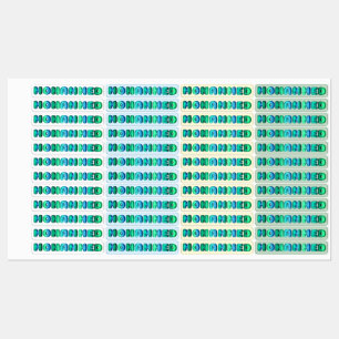 Mohammed baby jongensnaam kawaii 3d optische kledi labels