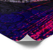 Mohammed (pbuh), moderne kalligrafie.. poster (Hoek)